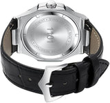 Globe Traveller Classic — Silver Case, White Dial, Black Leather Strap